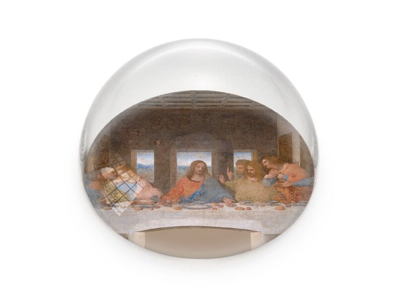Glaskuppeln,  Da Vinci, Das letzte Abendmahl