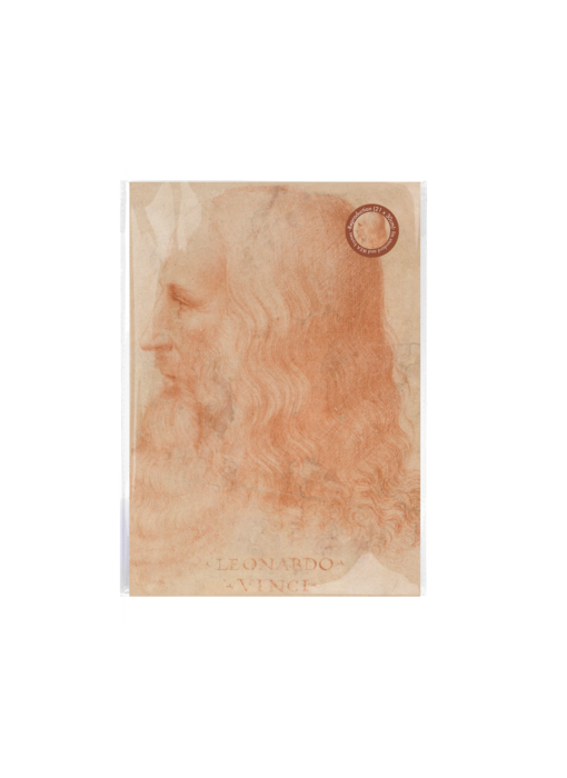 Reproduktion A4, Da Vinci, Selbstporträt
