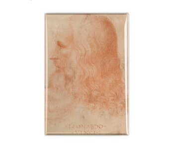 Kühlschrankmagnet,  Da Vinci, Selbstporträt