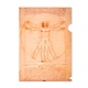Funda portadocumentos, A4, Da Vinci, el hombre de Vitruvio