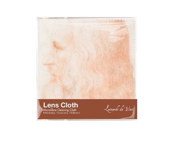 Lens cloth, 15 x 15 cm, Da Vinci, Self portrait