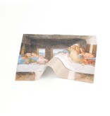 Paño de gafas, 15 x 15 cm, Da Vinci, La última cena Paño de gafas, 15 x 15 cm, Da Vinci, La última cena