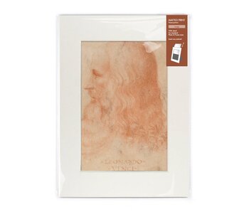 Passe-partout con reproducción, L,  Da Vinci, uto retrato