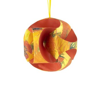 Fais le toi-même: boule de Noël Van Gogh, Tournesols