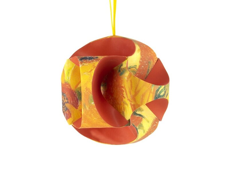 Doe-het zelf: Kerstbal Van Gogh, Zonnebloemen