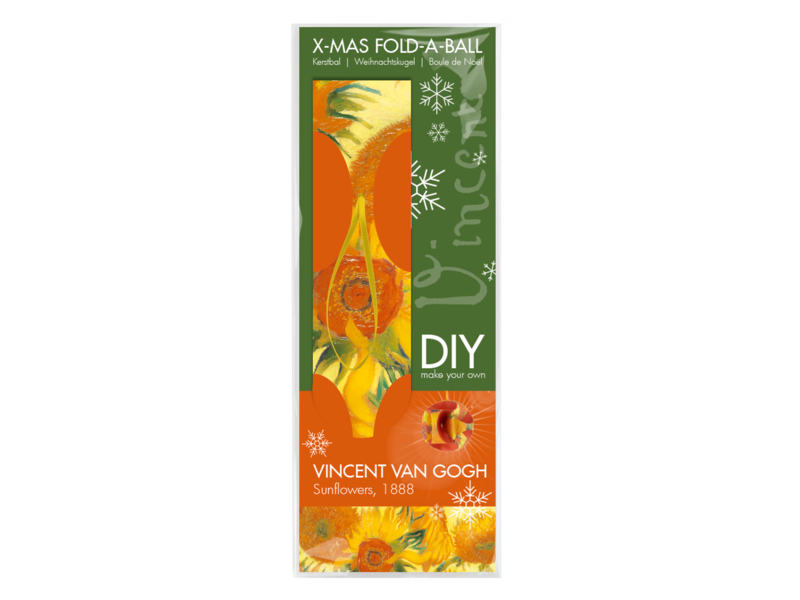 Doe-het zelf: Kerstbal Van Gogh, Zonnebloemen