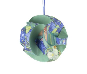 Mach es selbst: Weihnachtskugel Van Gogh, Iris