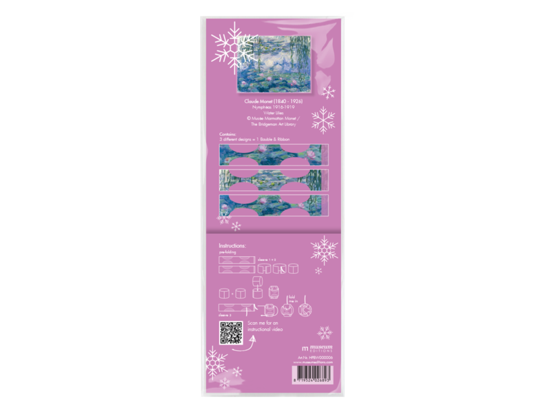 Mach es selbst: Weihnachtskugel Monet, Wasserlilien