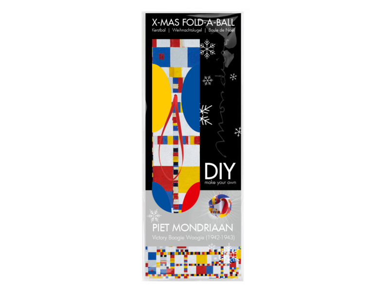 Hágalo usted mismo: adorno navideño , Mondrian