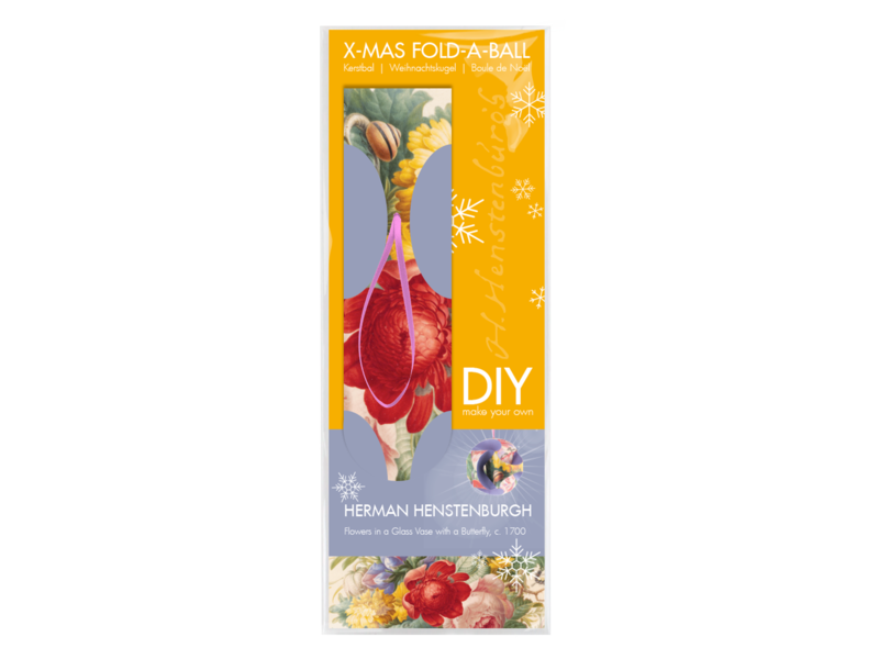 Hágalo usted mismo: adorno navideño , Bodegón de flores Henstenburgh