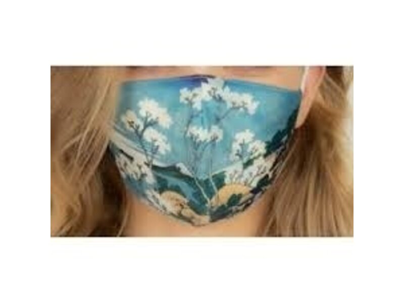 Mouth mask, Hokusai , Fuyi-Gotenyama