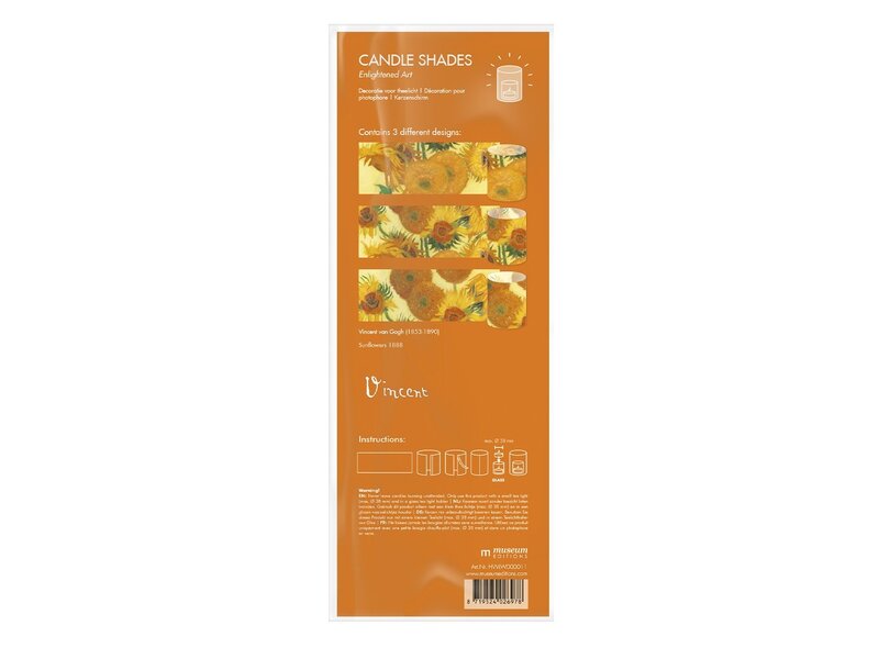 Candle shades, Van Gogh, Sunflowers