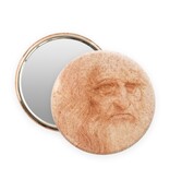 Taschen spiegel,  Ø 80 mm, Da vinci, Selbstporträt Taschen spiegel,  Ø 80 mm, Da vinci, Selbstporträt