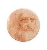Espejo de bolsillo,  Ø 80 mm, Da vinci, Auto retrato Espejo de bolsillo,  Ø 80 mm, Da vinci, Auto retrato
