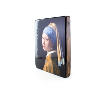 Masters-on-wood, Fille à la perle, Vermeer