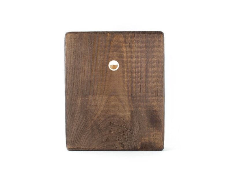 Masters-on-wood, naturaleza muerta con 3 melocotones, 240x195 mm