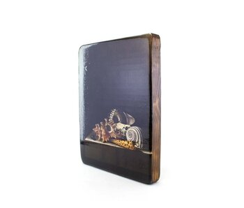 Masters-on-wood, Stillleben mit Muscheln