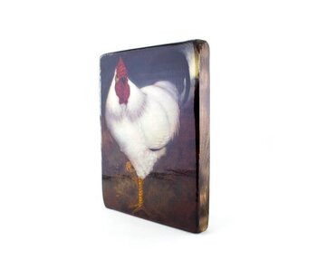 Masters-on-wood, Gallo blanco, Jan Mankes