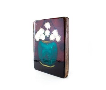 Masters-on-wood, Mankes, Chrysanthemen im Ingwerglas