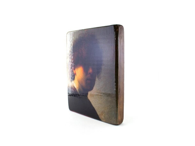 Meister auf Holz, Rembrandt, Selbstporträt in jungen Jahren, 240 x 195 mm