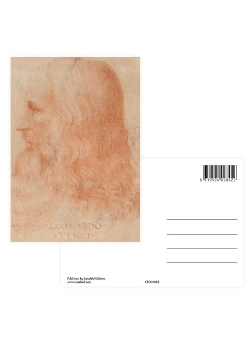 Carte postale, Da vinci, Autoportrait