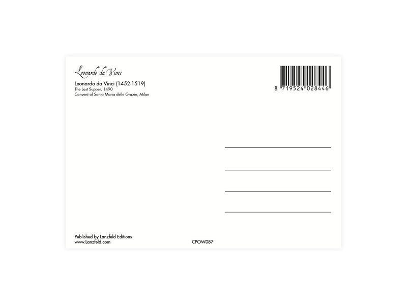 Postkarte, Da Vinci, Das letzte Abendmahl