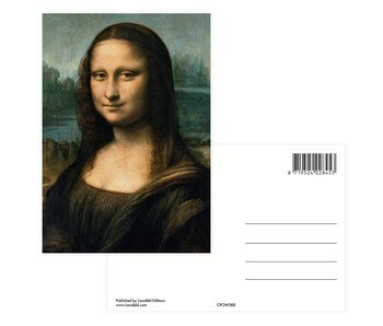 Carte postale, Da Vinci, Mona Lisa