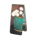 Magnetisches Lesezeichen, Ingwerglas mit Chrysanthemen Magnetisches Lesezeichen, Ingwerglas mit Chrysanthemen