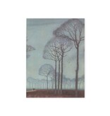 Softcover Kunst Skizzenbuch,  Jan Mankes, Baumreihe
