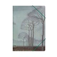 Paper file folder with elastic closure,A4,Mankes, Row of Trees