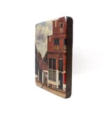 Masters-on-wood,  Little street, Vermeer,  265 x 195mm