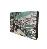 Meesterwerk-op-hout, Breughel, Jagers in de sneeuw, 300  x  195 mm