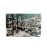 Meesterwerk-op-hout, Breughel, Jagers in de sneeuw, 300  x  195 mm