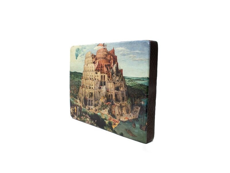 Maestros en madera, Bruegel, Torre de Babel, 265 x  195 mm