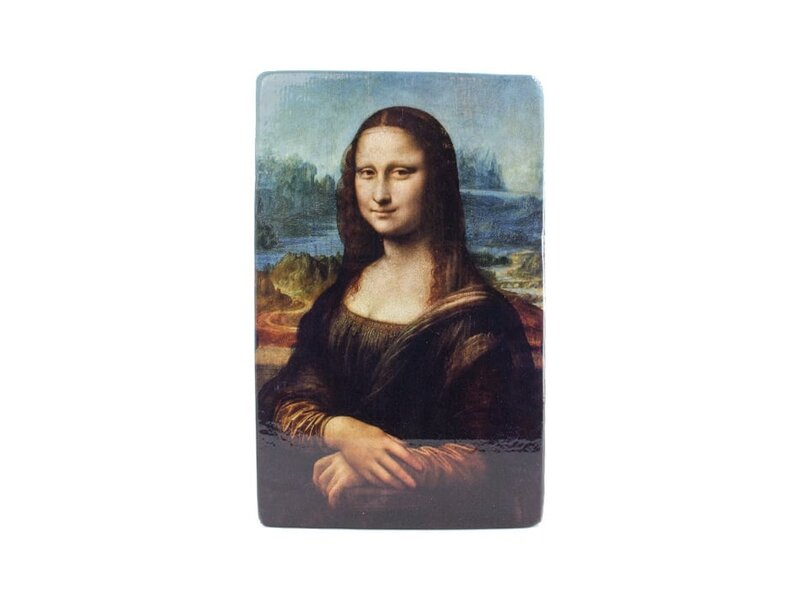 Meister auf Holz,  Da Vinci, Mona Lisa 265 x  195 mm