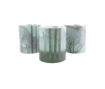 Candle shade , Jan Mankes, Row of trees