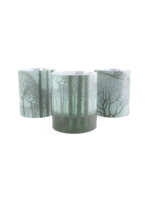 Candle shade , Jan Mankes, Row of trees
