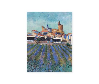 Artist Journal,  Gezicht op Saintes-Maries-de-la-Mer, Van Gogh