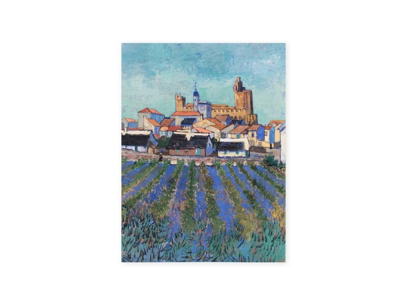 Artist Journal,  Gezicht op Saintes-Maries-de-la-Mer, Van Gogh