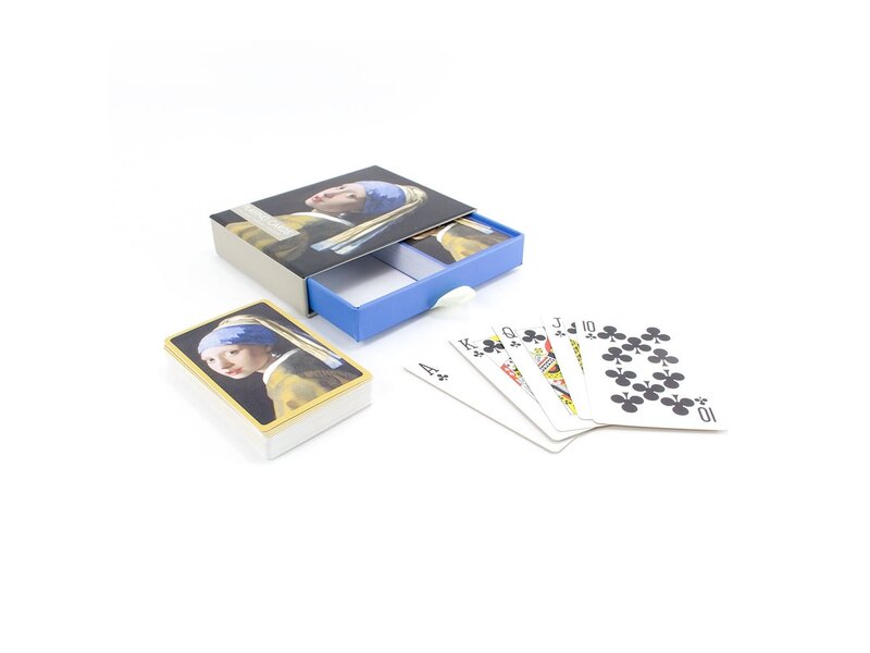 Juego de 2 juegos de cartas, Vermeer, chica con un pendiente de la perla
