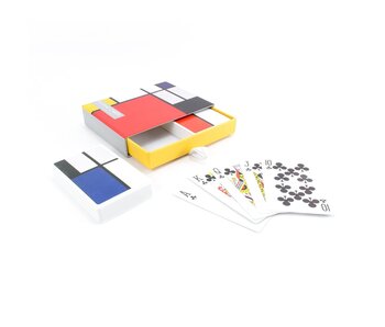 Set van 2 kaartspellen, Piet Mondriaan