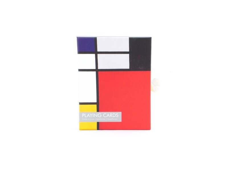 Lot de 2 jeux de cartes, Mondrian