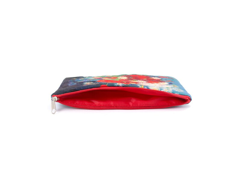 Federmäppchen / Schminktasche, Stillleben mit Feldblumen und Rosen, Van Gogh