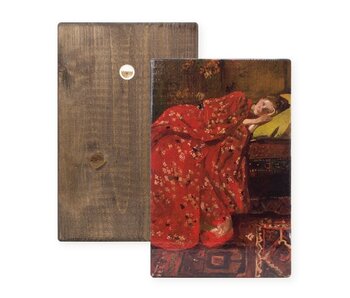 Maîtres-sur-bois, Breitner, Fille en kimono rouge