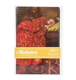 Meister auf Holz,  Breitner, Mädchen im roten Kimono,  300 x  195 mm