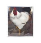 Paño de gafas, 15 x 18 cm,  Gallo blanco, Jan Mankes, Museum More Paño de gafas, 15 x 18 cm,  Gallo blanco, Jan Mankes, Museum More