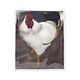 Lens cloth, 15 x 18 cm, White rooster, Mankes