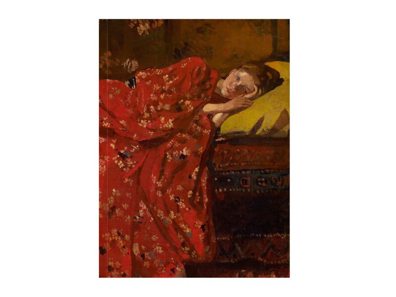 Cahier d'artiste, Breitner, Fille en kimono rouge
