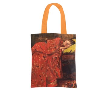 Baumwolltasche Luxe,  Breitner, Mädchen im roten Kimono
