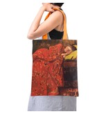 Bolsa de algodón Luxe, Breitner, Chica en kimono rojo Bolsa de algodón Luxe, Breitner, Chica en kimono rojo